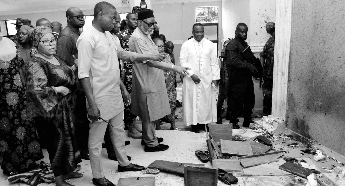 Several killed after gunmen attack worshippers at Catholic church in Nigeria