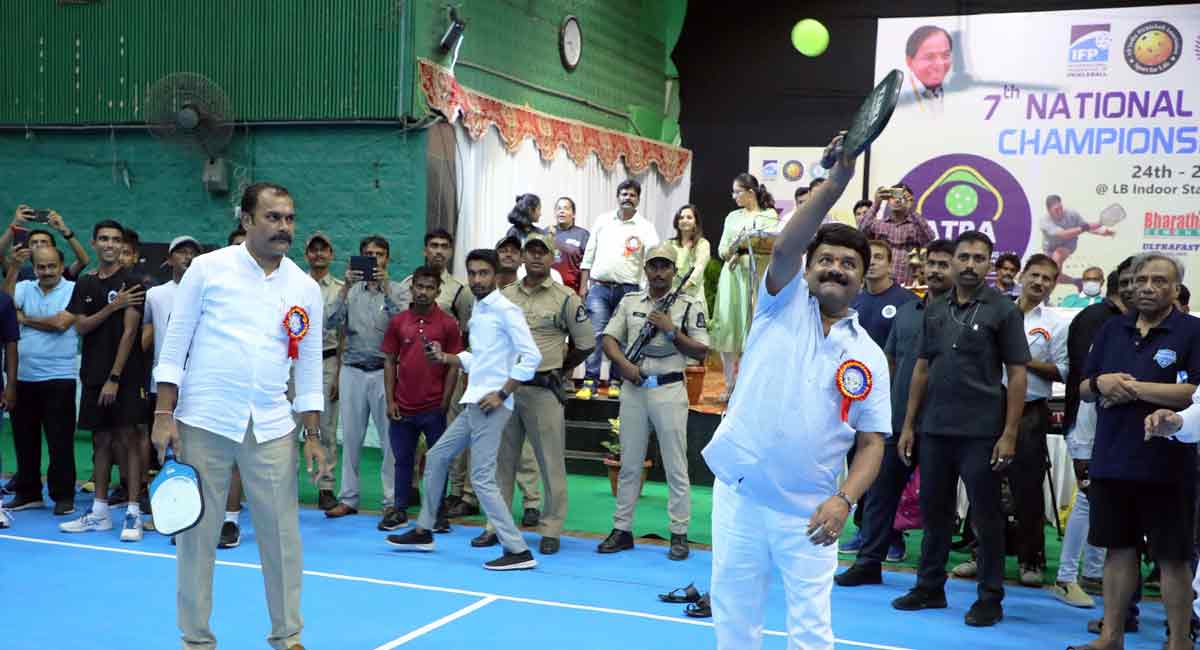 Saraya holds off spirited Saranya of U-14 National Pickleball championship
