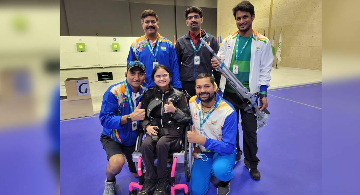 Shooter Avani Lekhara breaks world record, secures berth for Paris Paralympics 2024