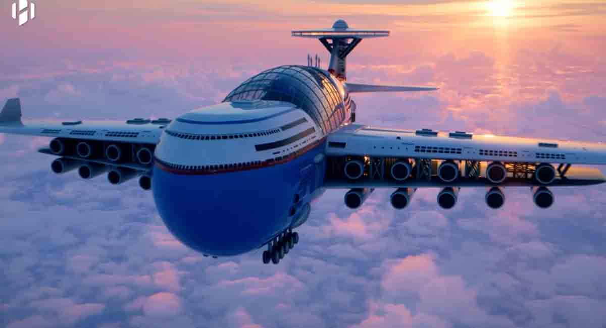 Sky Cruise: A futuristic hotel above the clouds