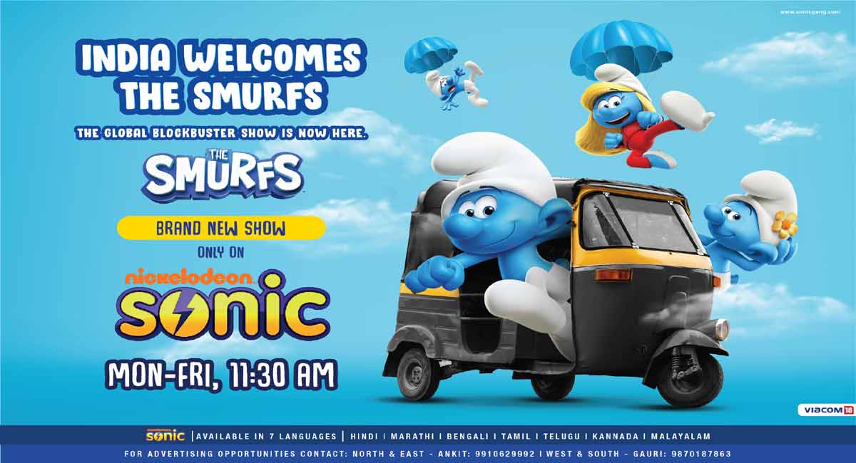 Superhit international show ‘Smurfs’ makes its way to India on Sonic 