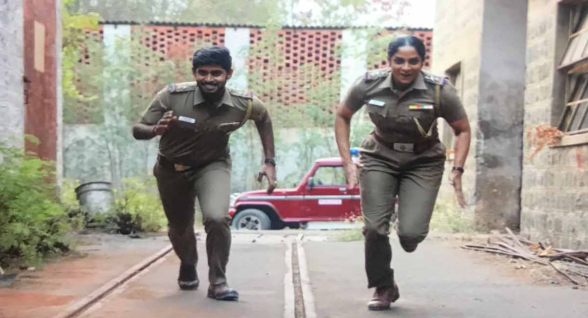 Sriya Reddy shares a fun BTS from the shoot of Prime Video’s Original ‘Suzhal- The Vortex’