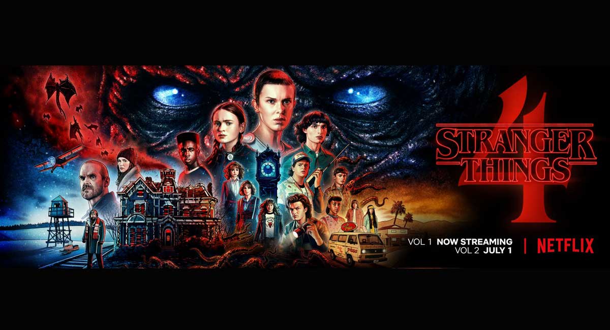 ‘Stranger Things 4’ is Netflix’s no. 3 most popular TV season among Eng-lang titles