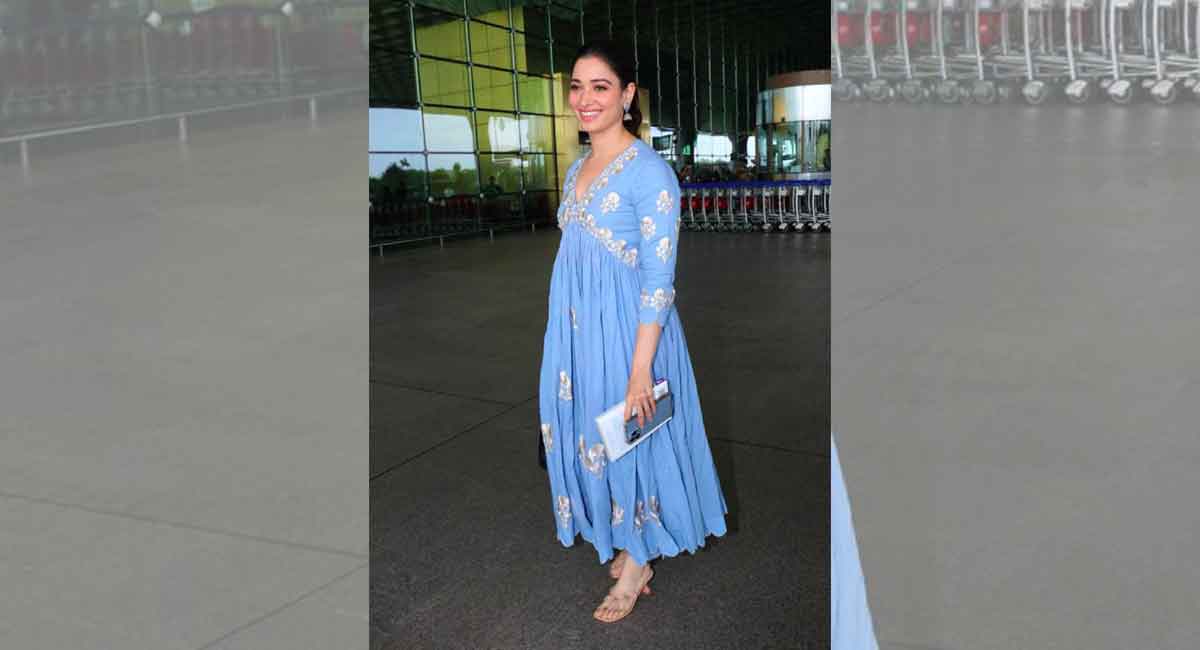 Tamannaah Bhatia attends Sadhguru’s Save The Soil initiative in Coimbatore