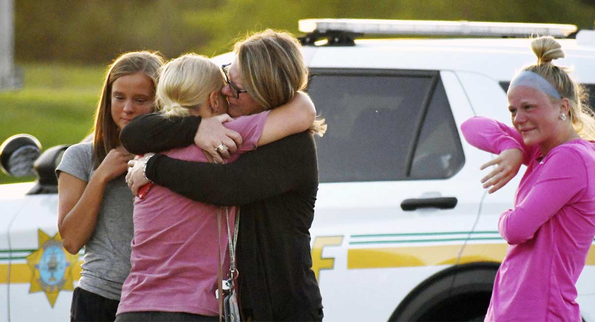 Three killed in shooting outside US church