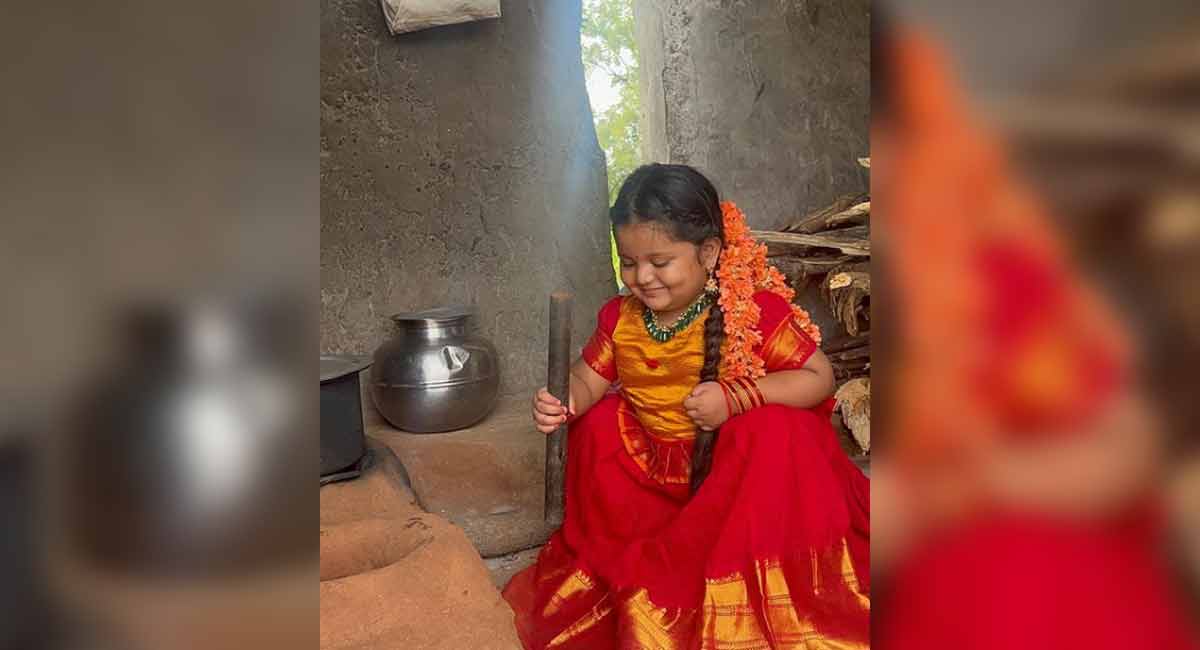 Two-year-old Telugu kid wins netizens’ hearts and how!