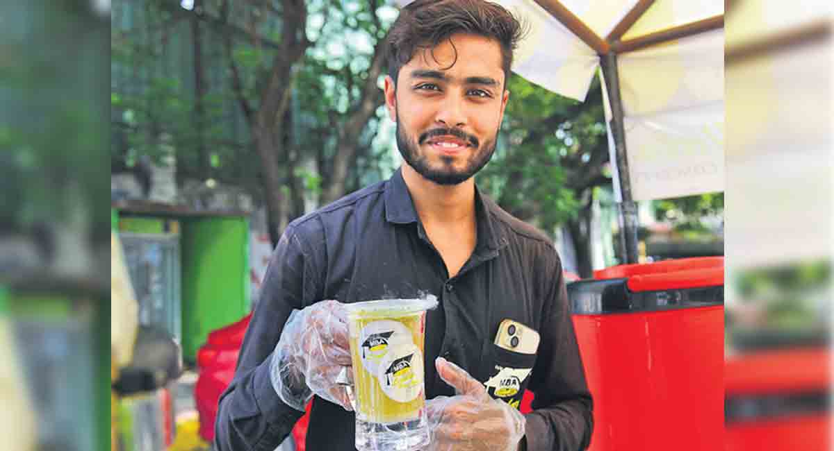 Hyderabad: This ‘MBA Limbu Pani Wala’ means business