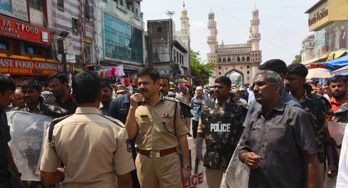 Protests demanding arrest of Nupur Sharma, Naveen Jindal held in Hyderabad