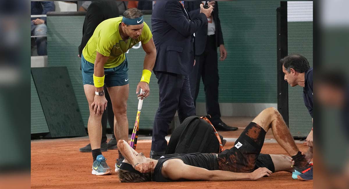 Sachin hails Nadal for his concern towards Zverev during French Open