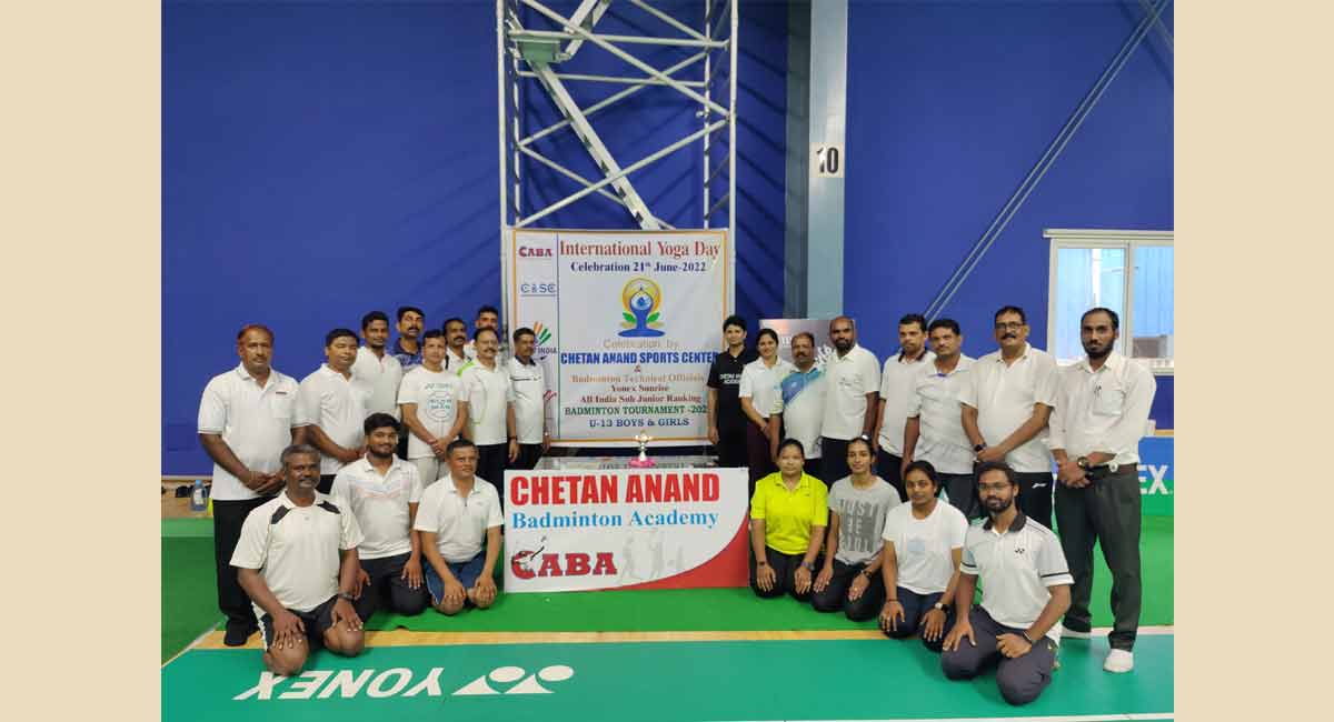 Hyderabad: Yoga Day celebrated at CABA