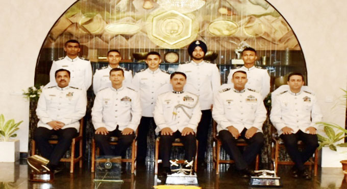 Combined valedictory function held at Air Force Station Hakimpet