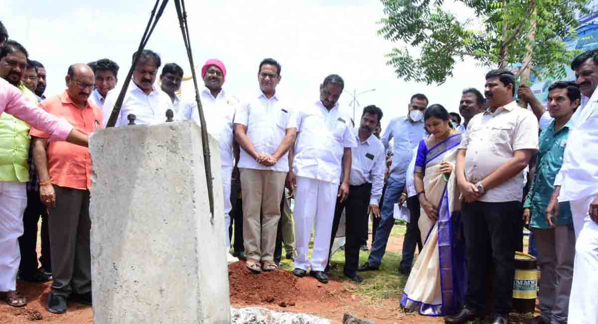 Foundation laid for Integrated command control centre in Karimnagar