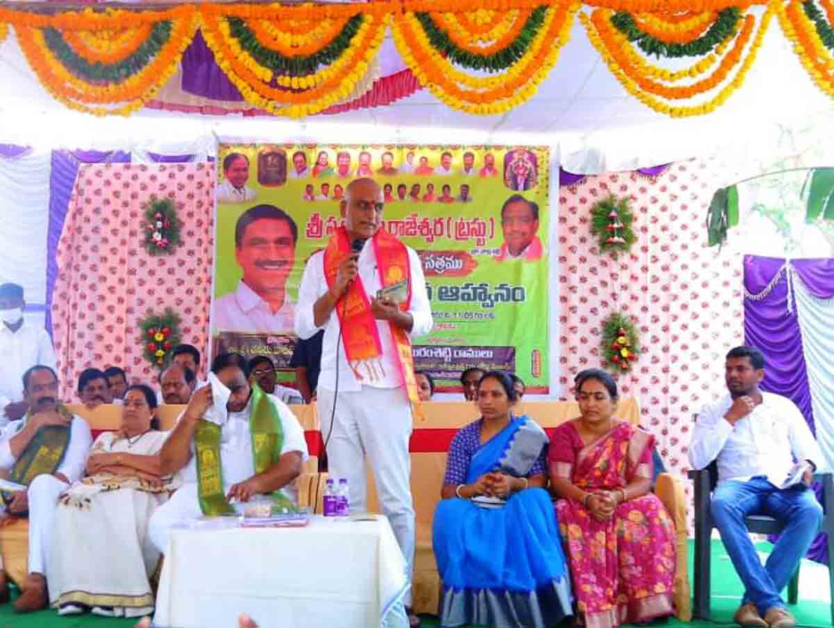 Trial run of Gouravelly reservoir on June 12: Harish Rao