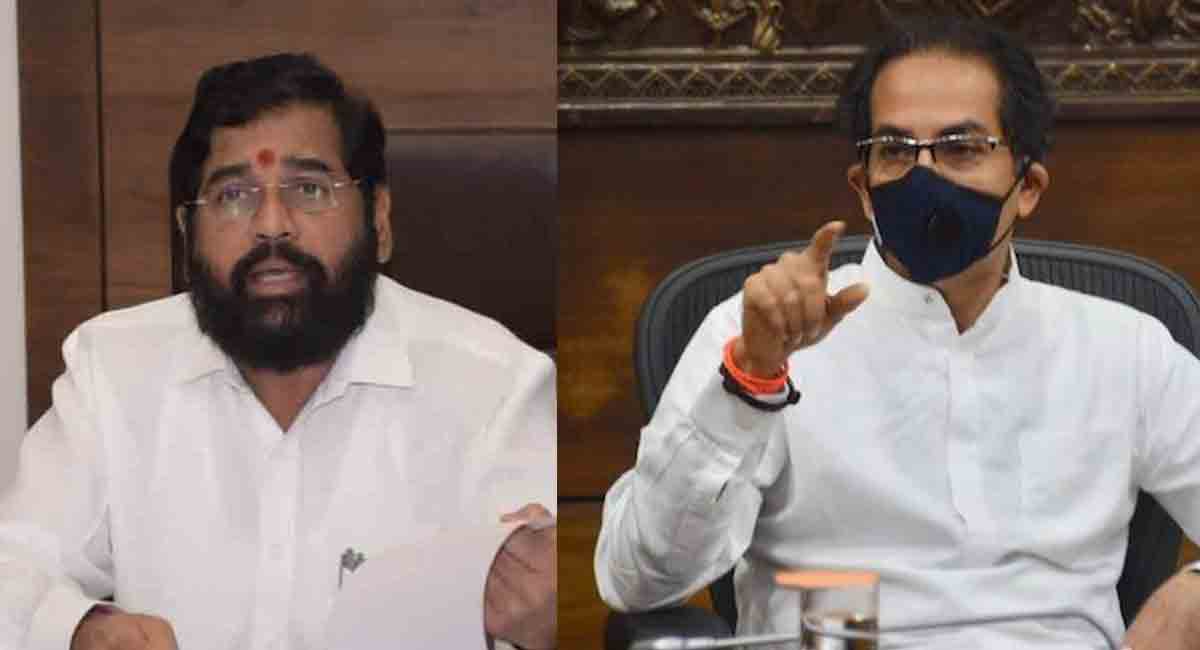 Shinde writes to Thackeray over withdrawal of security of rebel MLAs’ families