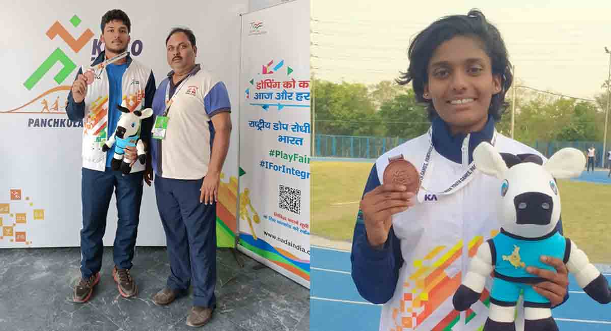 Khelo India: Telangana’s Ganesh, Mayavathi clinch bronze medals