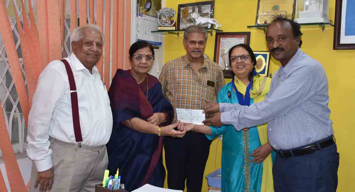 Inner Wheel Club of Secunderabad adopts a white peacock