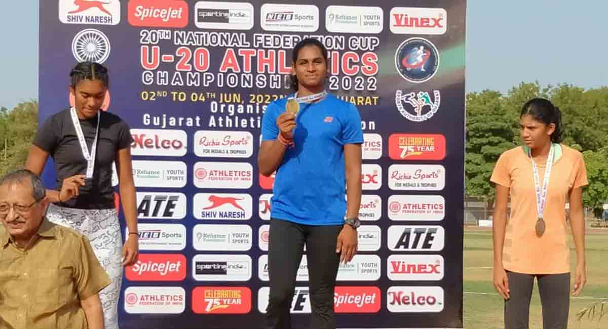 Telangana’s Nandini for Junior World Athletics Championship
