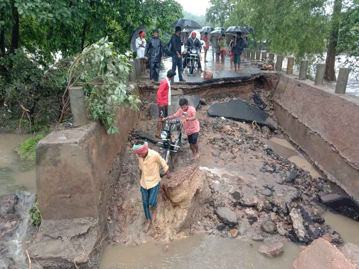 No respite for erstwhile Adilabad from incessant rains for six days
