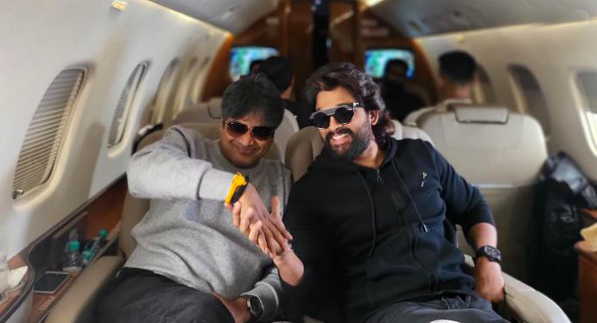 Allu Arjun, filmmaker Harish Shankar collaborate for ad shoot, see pics