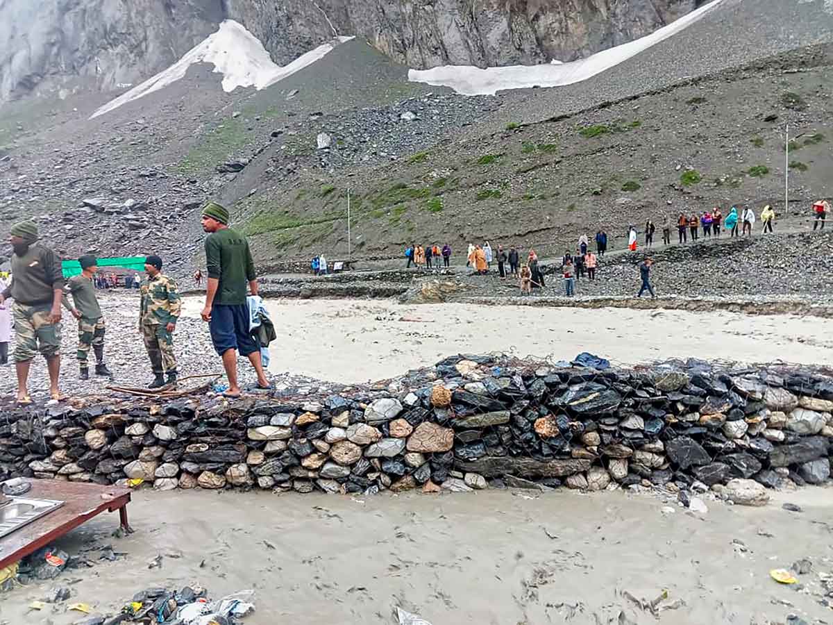 Death toll rises to 13 in Amarnath cloudburst tragedy, three dozen missing