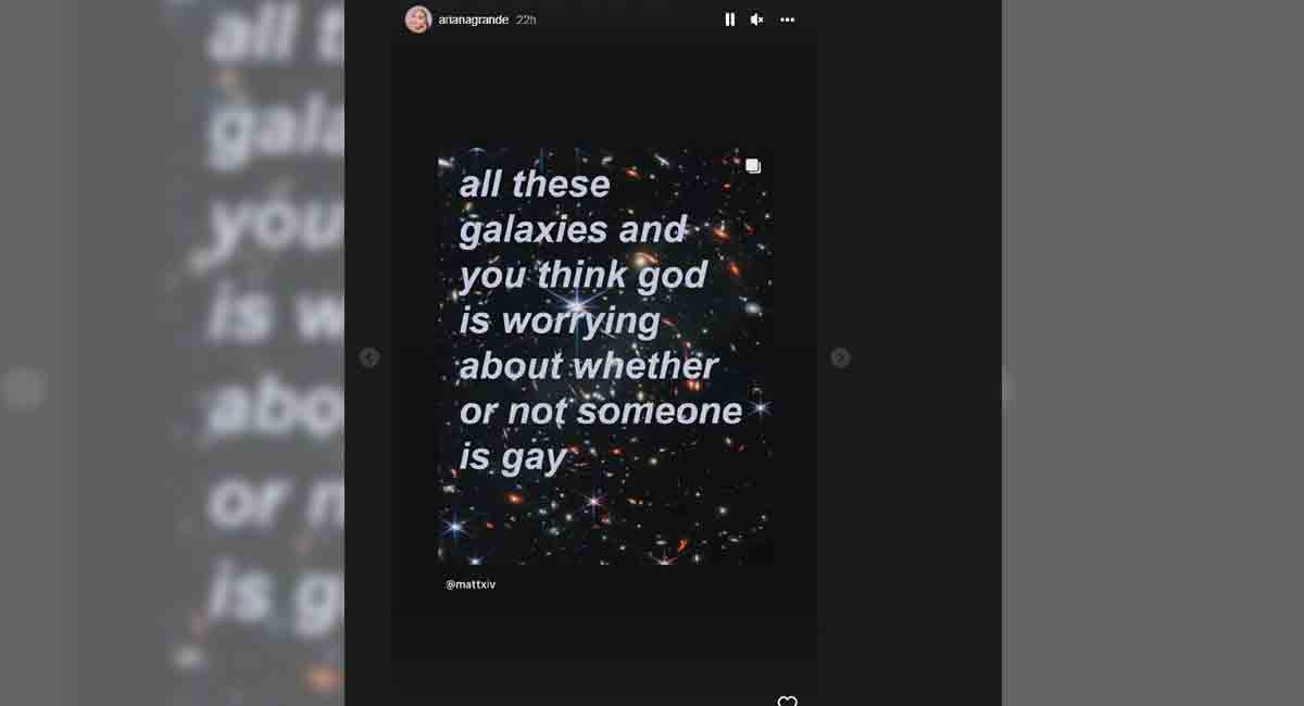 Ariana Grande sassy Instagram story is making noise