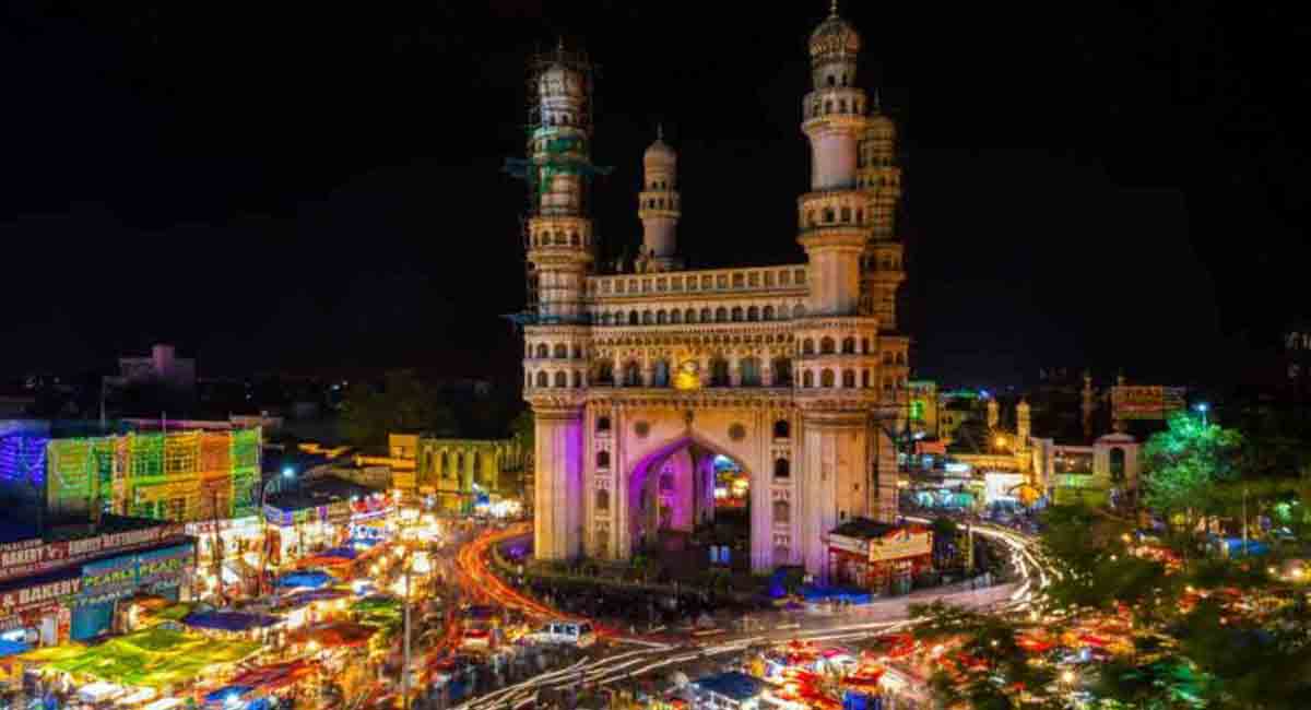 Hyderabad: Tight vigil around Charminar ahead of visits of BJP leaders