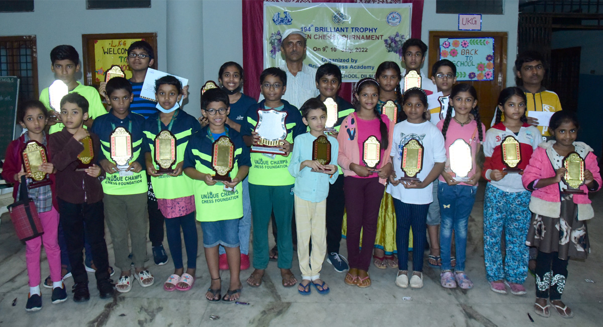 Ritesh Bags Top Honours In Brilliant Trophy Chess Tournament-Telangana ...