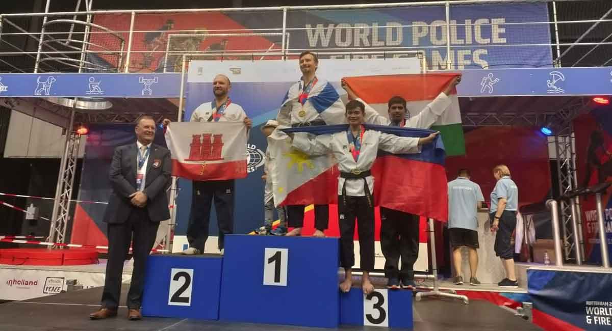 Rachakonda cops bag medals in World Police and Fire Game 2022