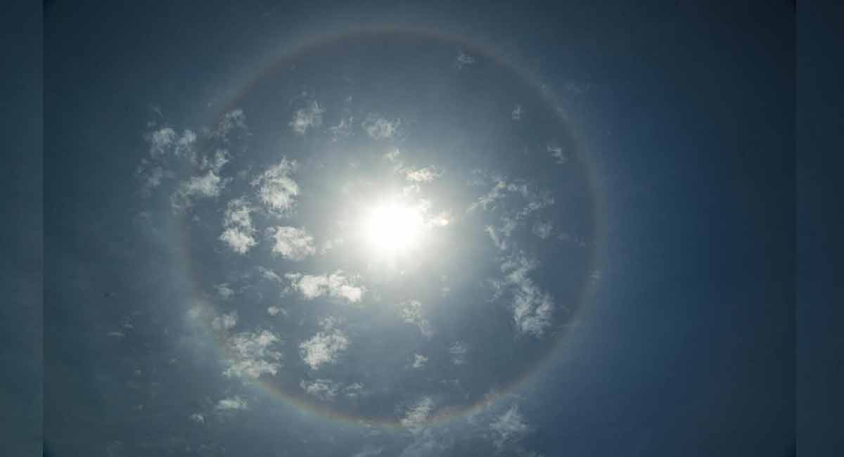Hyderabadis witness sun halo on Saturday; does it mean rain to follow?
