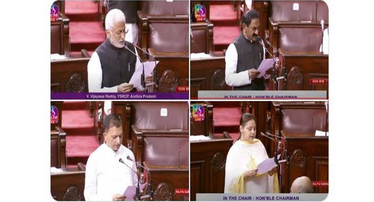 Harbhajan Singh, Misa Bharti, Rajeev Shukla among 28 MPs take oath in Rajya Sabha