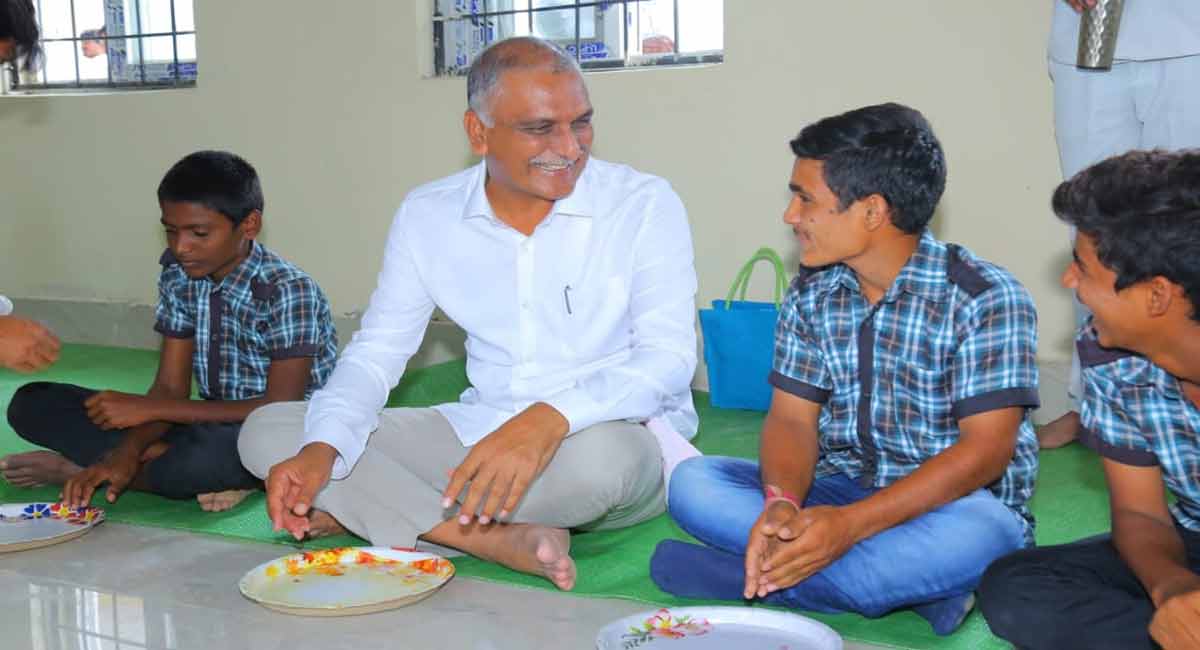 Where is the impact of double engine growth in Karntaka: Harish Rao