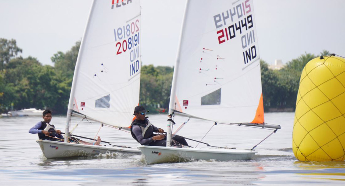 Hyderabad Sailing Week: Hyderabad sailor Sanjay in lead