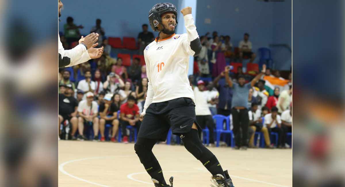 Indian roll ball team’s skipper Aditya Ganeshwade promotes fitness through his sports brand ‘Atenx’