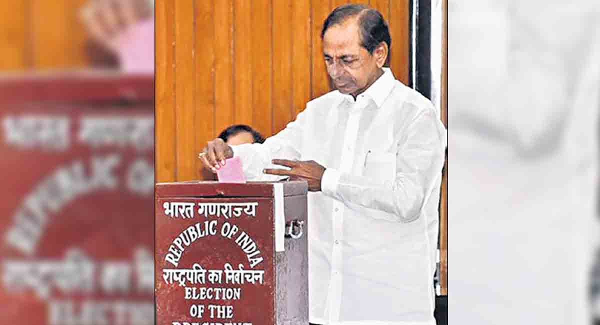 Presidential poll: 117 MLAs cast vote