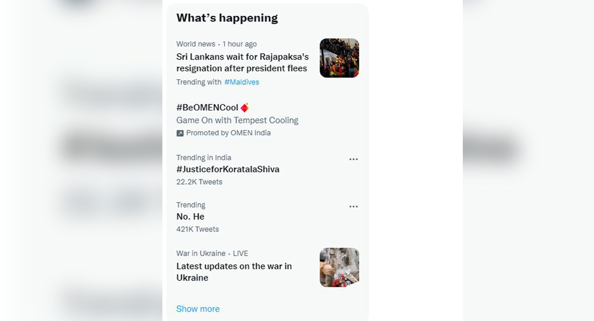 ‘No. He’ trending on Twitter, Here’s why
