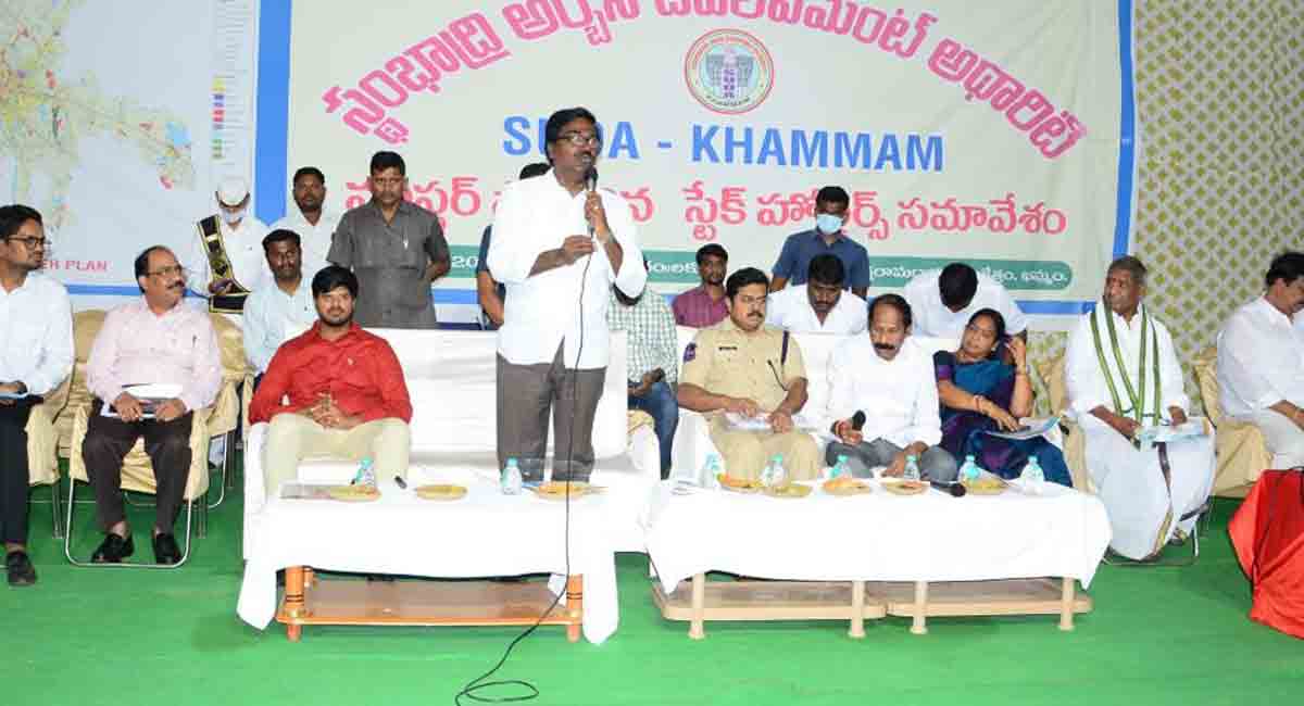 SUDA Draft Master Plan is futuristic, growth oriented: Puvvada