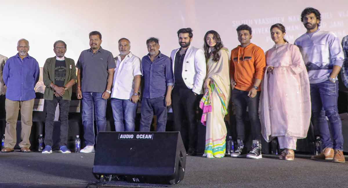 ‘The Warriorr’ pre-release event saw reigning film personalities onstage