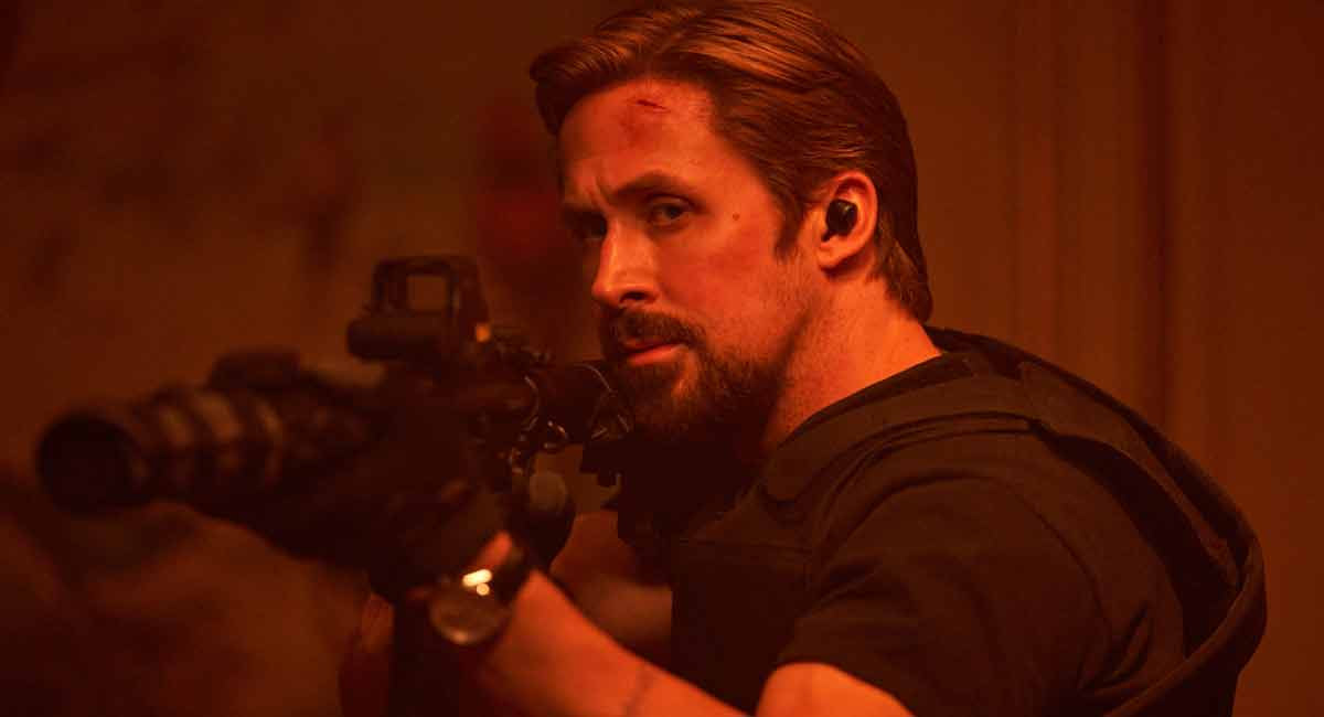 Ryan Gosling sketches out the Gray Man character’s journey from being under control to taking control