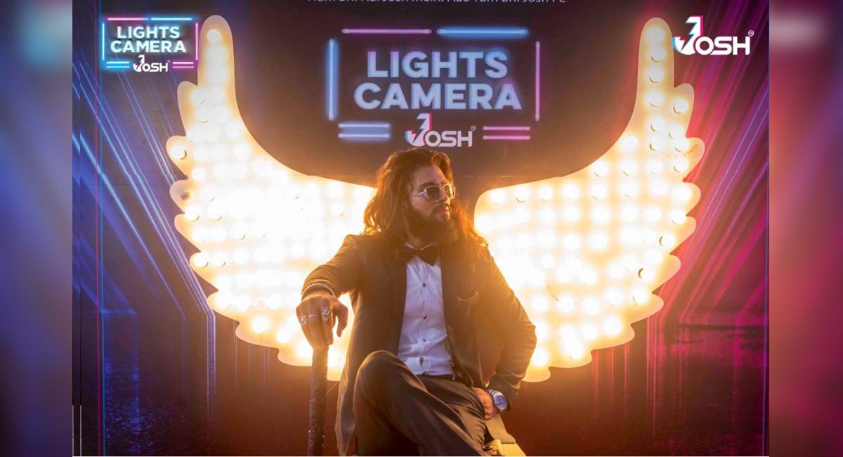 Vikas Shakya Receives Josh Trendsetter Award at Josh’s Biggest Event “LIGHTSCAMERAJOSH” in Varanasi