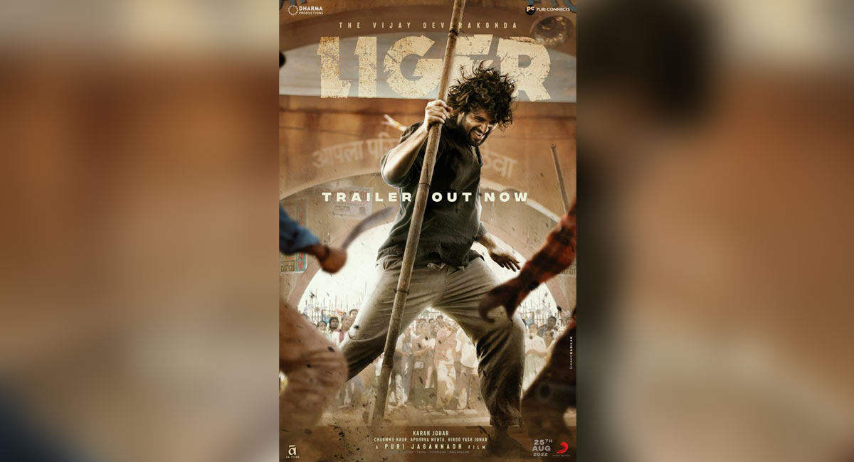 Watch: Vijay Deverakonda flaunts sculpted abs, MMA moves in ‘Liger’ trailer