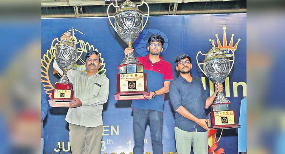 Rakesh emerges champion in All India Open Fide Rating Chess Tournament