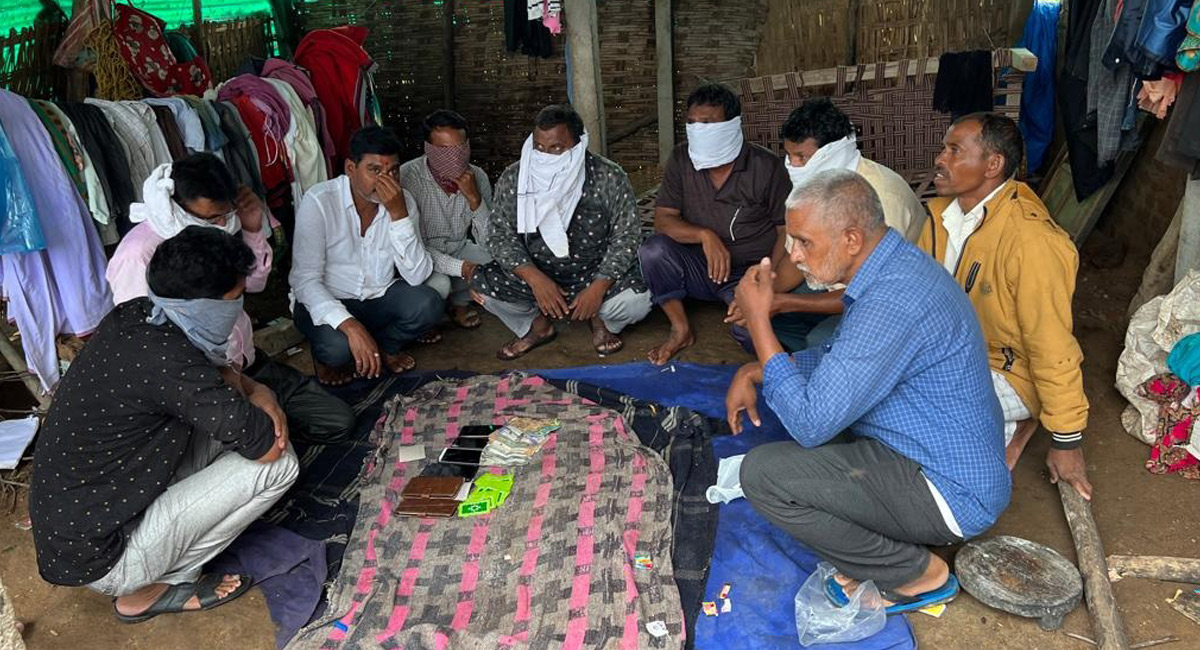 Nine held for gambling in Adilabad
