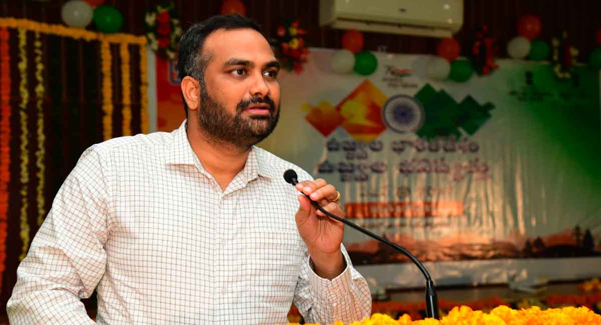 Electrification, power conservation important for growth of nation: Karimnagar Collector