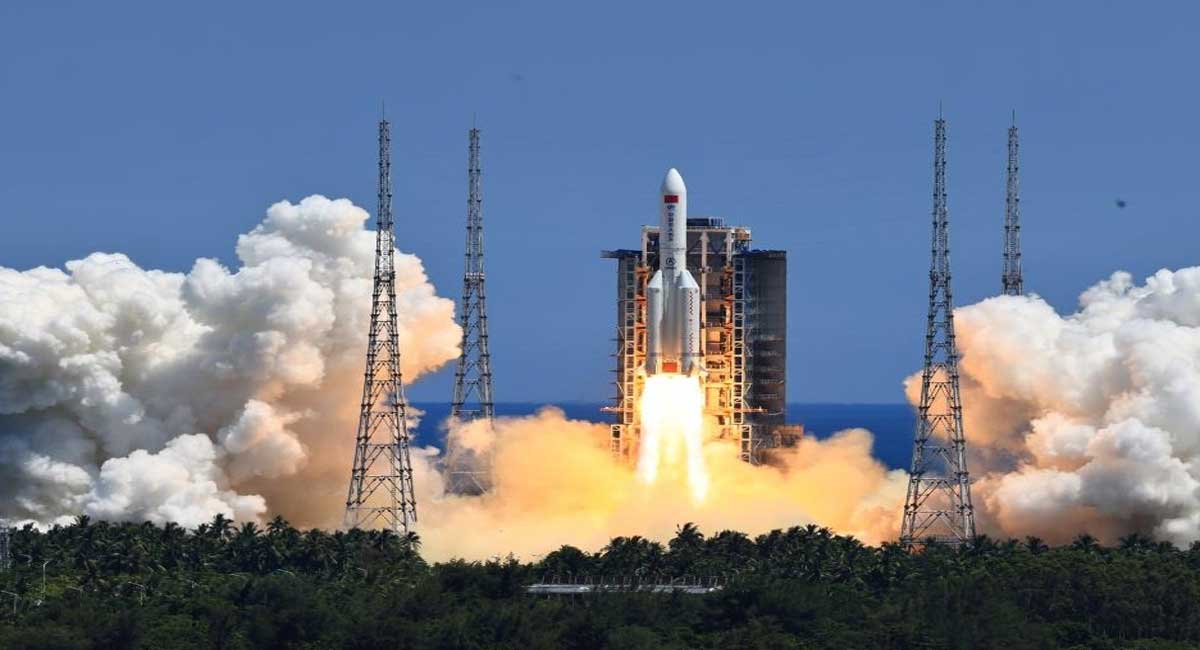 China’s uncontrolled 25-tonne rocket crashes down over Indian Ocean