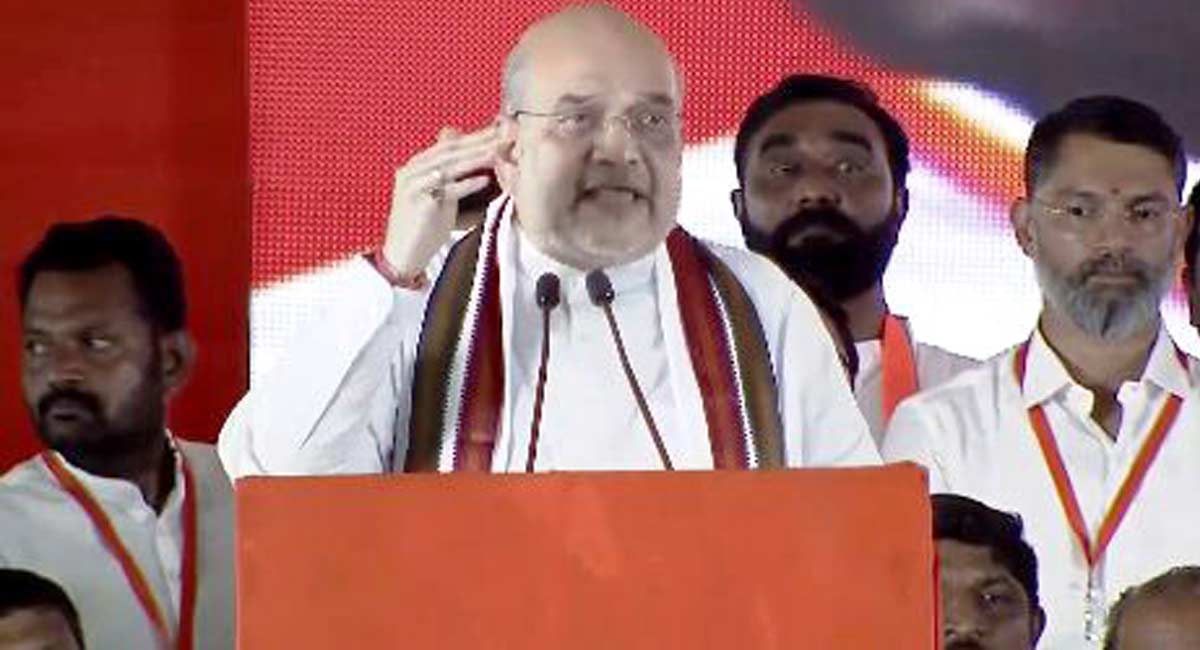Amit Shah skirts key issues raised by CM KCR in Munugode