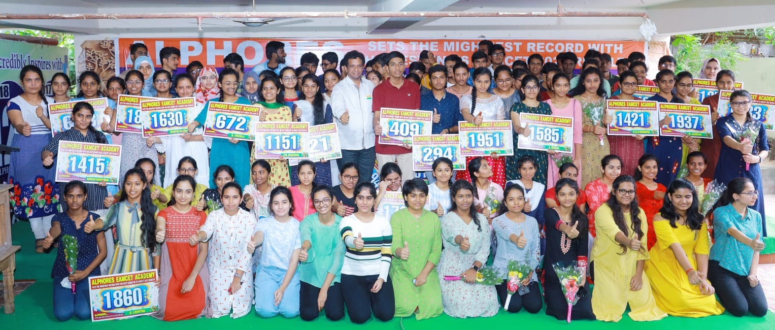 Karimnagar: Alphores students secure top ranks in TS EAMCET