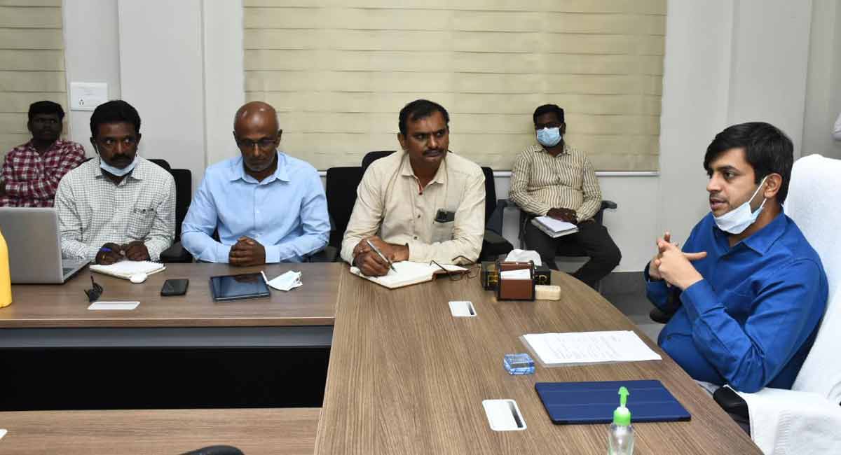 Make arrangements for laying Aqua Hub foundation: Sircilla Collector