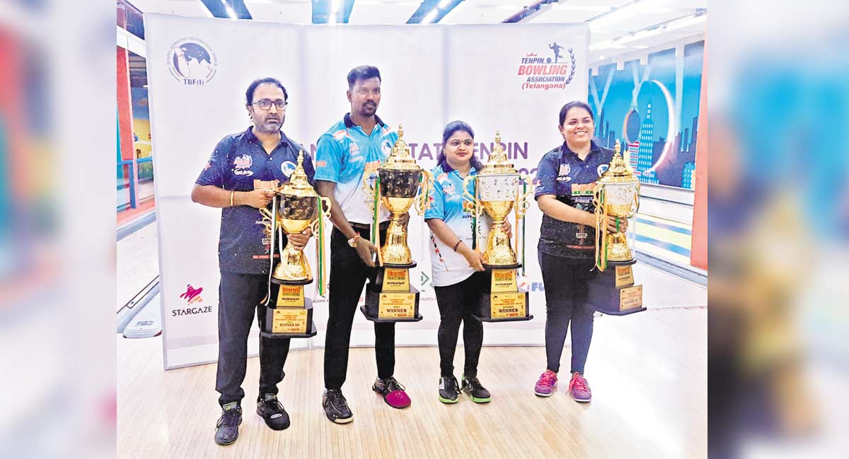 Naveen, Mamatha bag top honours at Telangana State Tenpin Bowling Championship