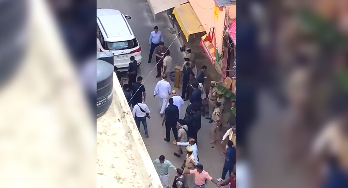 Bandi Sanjay’s video of getting Amit Shah’s footwear evokes criticism