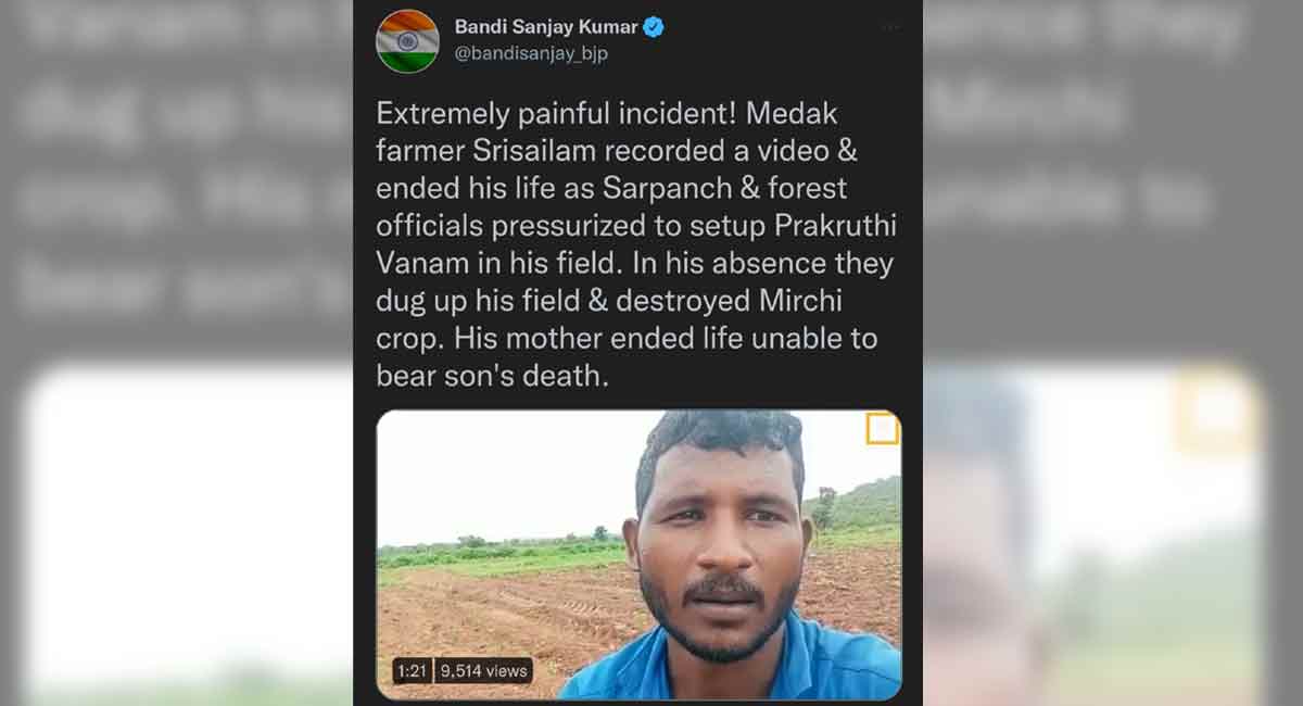 Bandi Sanjay’s bid to show govt in bad light falls flat